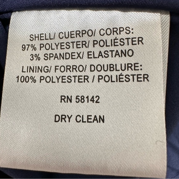 Gal Meets Glam Edith V-neck Fit & Flare with Pockets Midi Dress Navy Size 4 - Picture 8 of 9